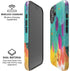 Turquoise Brush Stroke by Etta Vee iPhone 16 Magsafe Impact Case